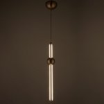 Светильник 49412/1 LED 16Вт 4000К золото 7х7х42-142 см