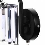 Бра 91227/1 E27 40Вт черный-хром 17х12х21 см