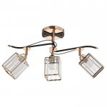 Люстра 91229/3 E27 40Вт черный-золото 70х26х25 см