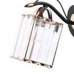 Бра 91231/1 E27 40Вт черный-золото 17х12х21 см