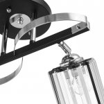 Люстра 91235/2 E27 40Вт черный-хром 36х30х25 см