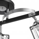 Люстра 91236/3 E27 40Вт черный-хром 46х30х25 см