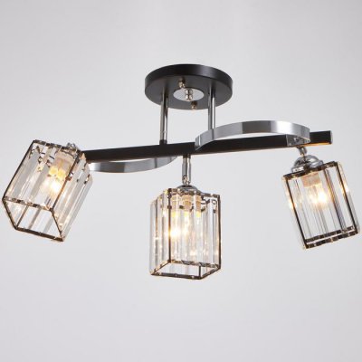 Люстра 91236/3 E27 40Вт черный-хром 46х30х25 см Люстра 91236/3 E27 40Вт черный-хром 46х30х25 см