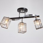 Люстра 91236/3 E27 40Вт черный-хром 46х30х25 см