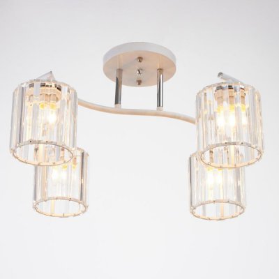 Люстра 91239/4 E27 40Вт белый-хром 53х40х25 см