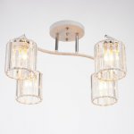 Люстра 91239/4 E27 40Вт белый-хром 53х40х25 см