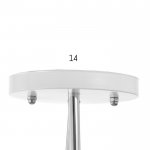 Люстра 91239/4 E27 40Вт белый-хром 53х40х25 см