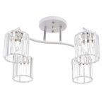 Люстра 91239/4 E27 40Вт белый-хром 53х40х25 см