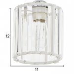 Люстра 91241/6 E27 40Вт белый-хром 60х40х25 см