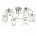 Люстра 91241/6 E27 40Вт белый-хром 60х40х25 см