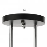 Люстра 91243/4 E27 40Вт черный-хром 53х40х25 см