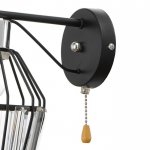 Бра 91250/1 E27 40Вт черный-хром 17х12х21 см