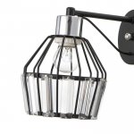 Бра 91250/1 E27 40Вт черный-хром 17х12х21 см