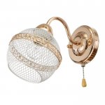 Бра 91253/1 E27 40Вт золото 30х12х20 см