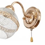 Бра 91253/1 E27 40Вт золото 30х12х20 см