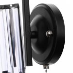 Бра 91254/1 E27 40Вт черный-хром 17х12х21 см