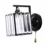 Бра 91254/1 E27 40Вт черный-хром 17х12х21 см