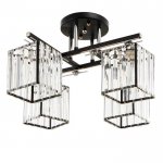 Люстра 91256/4 E27 40Вт черный-хром 54х54х25 см