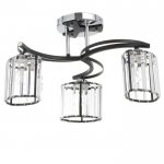 Люстра 91257/3 E27 40Вт черный-хром 51х51х25 см