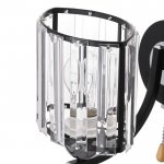 Бра 91260/1 E27 40Вт черный-хром 17х12х21 см