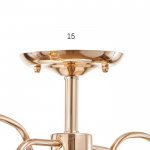 Люстра 91261/2 E27 40Вт золото 46х15х27 см