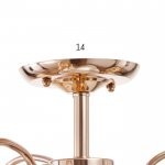 Люстра 91262/3 E27 40Вт золото 52х52х25 см