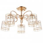 Люстра 91263/5 E27 40Вт золото 54х54х25 см