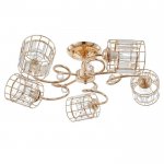 Люстра 91263/5 E27 40Вт золото 54х54х25 см