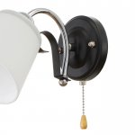 Бра 91272/1 E27 40Вт черный-хром 22х12х22 см