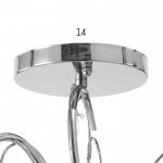 Люстра 91273/3 E27 40Вт хром 54х54х25 см