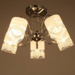 Люстра 91274/5 E27 40Вт хром 54х54х25 см