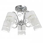 Люстра 91274/5 E27 40Вт хром 54х54х25 см