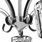 Люстра 91278/5 E27 40Вт черный-хром 54х54х25 см