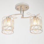 Люстра 91286/2 E27 40Вт белый-хром 46х15х25 см