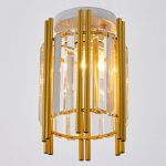 Светильник 91293/1 E27 40Вт белый-золото шампань 18х18х24 см