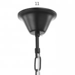 Люстра 91298/7 E14 40Вт черный 50х50х76 см