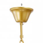 Люстра 91305/5 E14 40Вт шампанское золото 68х68х82 см