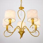 Люстра 91305/5 E14 40Вт шампанское золото 68х68х82 см