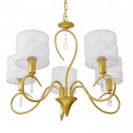 Люстра 91305/5 E14 40Вт шампанское золото 68х68х82 см