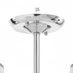 Люстра 91308/5 E14 40Вт хром 61х61х43 см