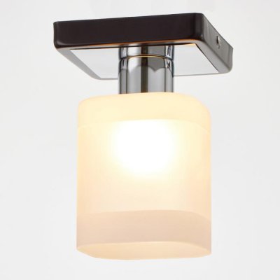 Светильник 91309/1 E27 40Вт венге-хром 12х12х17 см