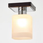 Светильник 91309/1 E27 40Вт венге-хром 12х12х17 см