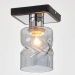 Светильник 91319/1 E27 40Вт черный-хром 12х12х18 см