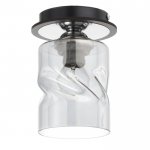 Светильник 91321/1 E27 40Вт черный-хром 12х12х18 см