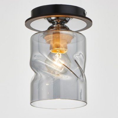 Светильник 91321/1 E27 40Вт черный-хром 12х12х18 см Светильник 91321/1 E27 40Вт черный-хром 12х12х18 см