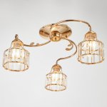 Люстра 91328/3 E27 40Вт золото 54х54х26 см