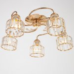 Люстра 91329/5 E27 40Вт золото 57х57х26 см