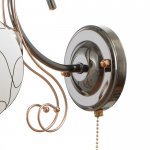 Бра 91330/1 E27 40Вт черный-золото 23х13х21 см