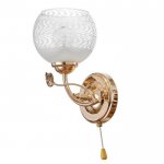 Бра 91331/1 E27 40Вт золото 21х19х21 см