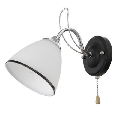 Бра 91334/1 E27 40Вт черный-хром 23х13х21 см